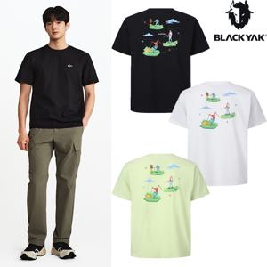 기능성 공용 백패킹 그래픽 반팔티 1BYRTMU917