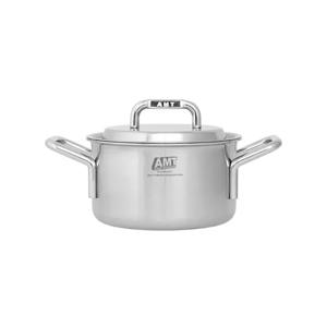 [류니키친공구]  316Ti스텐 통5중 샤프 양수냄비 16cm