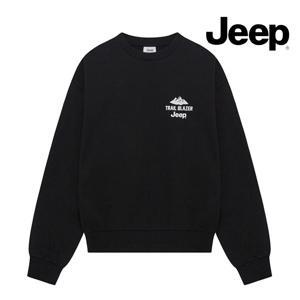 Jeep [남녀공용] P0881 등판프린트 맨투맨티셔츠