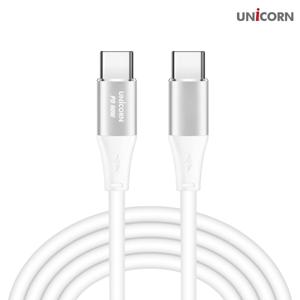 유니콘 CCP-1M 2M C to C 60W 초고속충전데이터케이블 초고속충전케이블 충전케이블