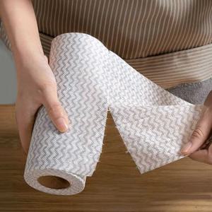 주방 일회용 싱크대 청소 다용도 뜯어쓰는 부직포 롤행주 그레이 4개세트