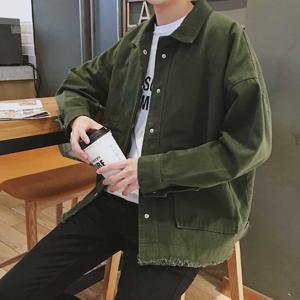 남성 봄가을 남성옷 빈티지 대학생남자자켓 셔츠 ON-SHA-QWA12DC1