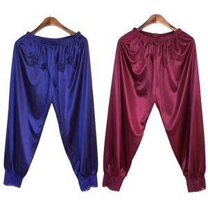 국내제조 새틴 8부속바지 파자마/여성 잠옷바지/할머니 파자마