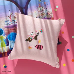[디즈니] 자수 쿠션커버 핑크캔디 빙봉 40x40