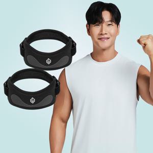 무릎 스트랩 관절 연골 슬개골 슬개건 스포츠 보호대 러닝 등산 블랙 2세트