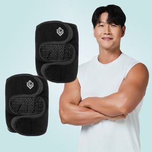 무릎 보호대 관절 연골 슬개골 슬개건 스포츠 러닝 마라톤 등산 블랙 2세트