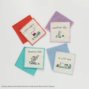 [디즈니] 위니더푸 자수 코스터 4P SET