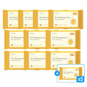 [1+1] 이지클린 선 클렌징 티슈 (10매x5팩(EA))(총100매)+[gift]선클렌징티슈 5팩(ea)