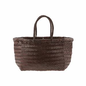 [공식수입정품]  8811 DARK BROWN 뱀부 트리플 점프 스몰 토트백