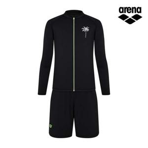 코코스 릴렉스핏 집업 래쉬가드 세트 A5BM1PC10BLK