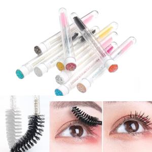 속눈썹 땅콩 브러쉬 [스크류 마스카라 정리 빗 케이스 휴대용 일회용 연장 재료 솔]