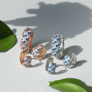 [루브르파리] 14K G.F 비잔테 볼드 귀걸이/반지 SET SET0294