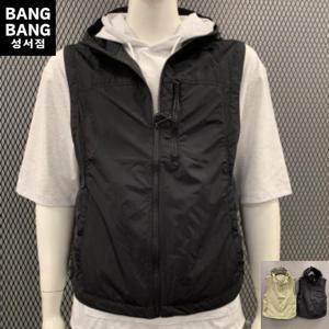 빅사이즈 HC04 봄남여무지후드 바람막이조끼 BEL120