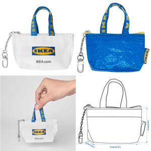 이케아 키홀더 이어폰 가방 동전 열쇠 지갑 동전지갑