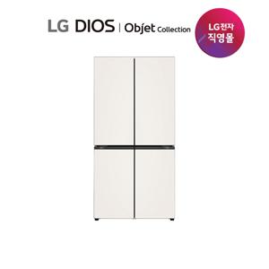 LG디오스 오브제 글라스 4도어 냉장고 1등급 H875GBB011 색상 택1