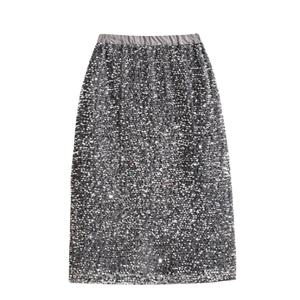 스팽글장식 벨벳 밴딩 롱스커트(S5SSK001A)