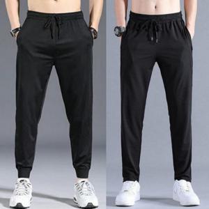 남성 냉장고 여름 쿨링 쿨 바지 일자 조거 팬츠 남자 밴딩 매쉬 스판 아이스 트레이닝 시원한 작업복