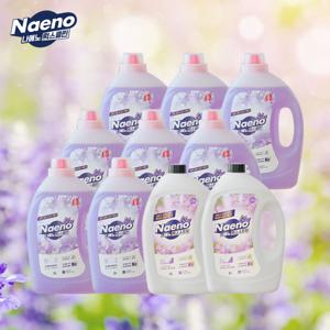 세탁세제(3L) 8통+섬유유연제(3L) 2통(화이트머스크향/라일락향)