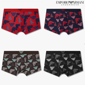 [롯데백화점][엠포리오 아르마니 언더웨어](4종택1)올오버 마이크로 사각 드로즈 (0815312052-53-54-55)