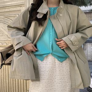 제이에 오버핏 하프 야상 자켓 86648 빅사이즈 여성의류