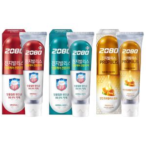 2080 진지발리스K 치약 120gX3개 택1