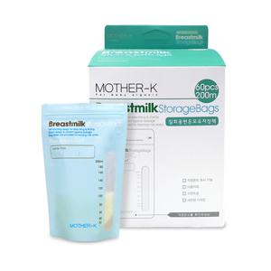 [마더케이] 일회용 변온 모유저장팩 200ml 60매