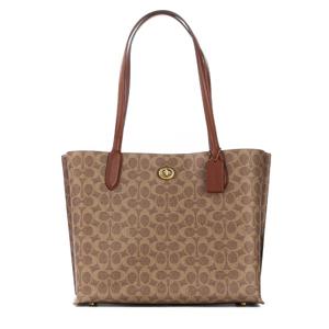 25FW (C0693 B4 TAN CARAMEL) 여성 윌로우 토트백