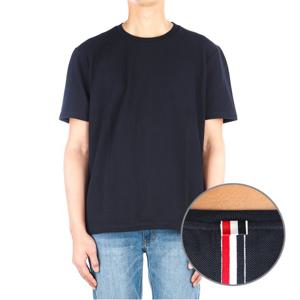 25FW (MJS056A 00050 415) 남성 스트라이프 반팔 티셔츠