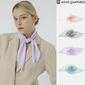 루이까또즈 마리솔리드 실크 마름모 스카프 2DSD608