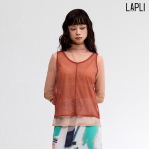 [최초가 99000원] 메쉬 터틀넥 하프 티셔츠_AWTSM325031