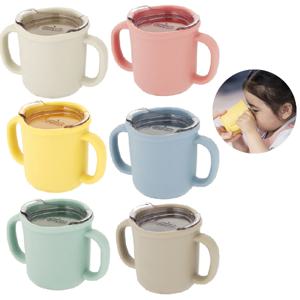 에디슨 프리미엄 실리콘 트레이닝컵 아기 쥬스컵 200ml 어린이집준비물