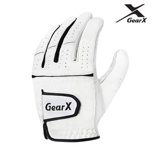 베이직 반양피 골프장갑 흰색 남성용 왼손 1장