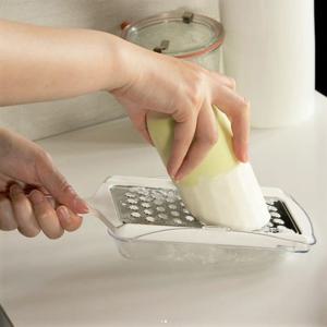 일본산 스텐 강판 케이스포함 이유식 만능 다지기 강판슬라이서 다용도강판