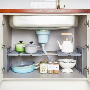 싱크대 수납 하부 정리 확장형 싱크인 선반 1000 싱크인선반 싱크대선반 싱그대정리 싱크대수납