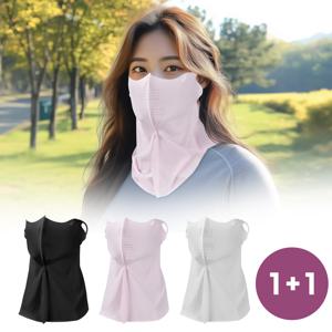 1+1 2장 [Schuss] 신소재 쿨 안면마스크 (UV차단)