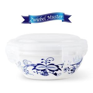 쯔비벨무스터 도자기 원형 밀폐찬통 중형