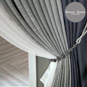 알레 4중직 암막커튼 풀세트(암막+속커튼)