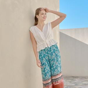 [라페어]메리골드 아이비 민트 7부 인견 팬츠 LWPFD144-SB