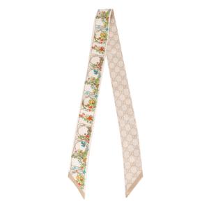 프린트 실크 넥 보우 스카프 777352-3G001-9300