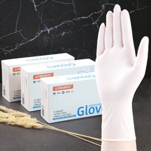 니트릴장갑 알러지방지 만능 다용도장갑 양손용 100매 화이트