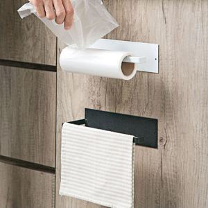 무타공 부착식 키친타올 걸이 주방 키친타월 꽂이 수건 행주 거치대