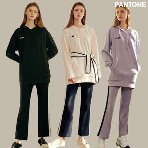 팬톤 여성 캐주얼 릴랙스웨어 상하 세트