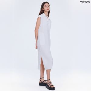 yoyoyoy여성[최초가 129000원] 스트링 민소매 원피스 화이트_AI04WNPOP01