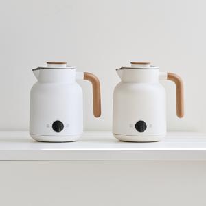 멜로우 전기포트 온도조절 보온 분유 커피 무선 포트 스테인리스 주전자 1L