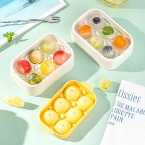 6구 실리콘 원형 얼음틀 아이스트레이 원형틀 하이볼 아이스커피