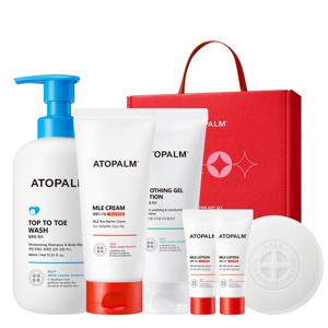 베이비 출산 선물 세트 (MLE 크림+탑투토워시+수딩 젤 로션) [쇼핑백 포함]