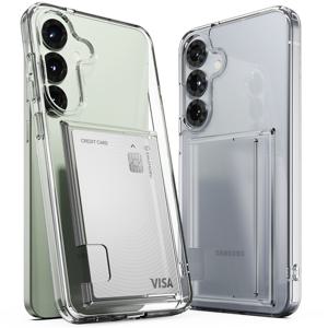 갤럭시 S25 울트라 플러스 에어클로 투명 카드 수납 핸드폰 케이스 지갑