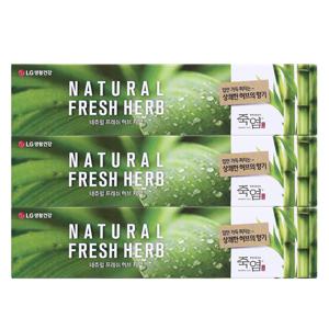 죽염 네츄럴프레쉬 허브치약 130gx3개