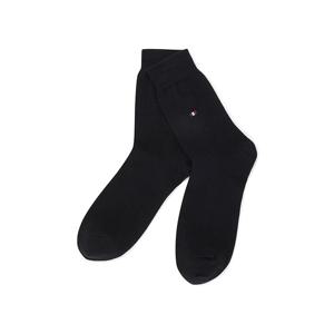 [듀퐁] 트리콜로르 자수 1301 장목 양말 블랙 SE5SMA171301SBK