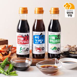 [김경태장인] 30년 장인 프리미엄 홍게간장 외 3종세트 국내산 동해 홍게